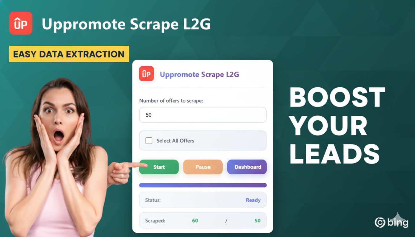 Uppromote Offers Scraper Extension