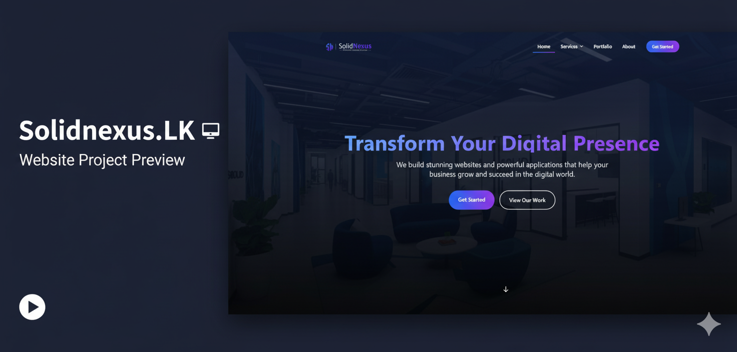 SolidNexus - Digital Agency Portfolio Website