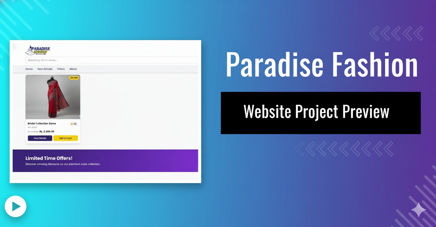 Saree E-commerce Full Stack Website
