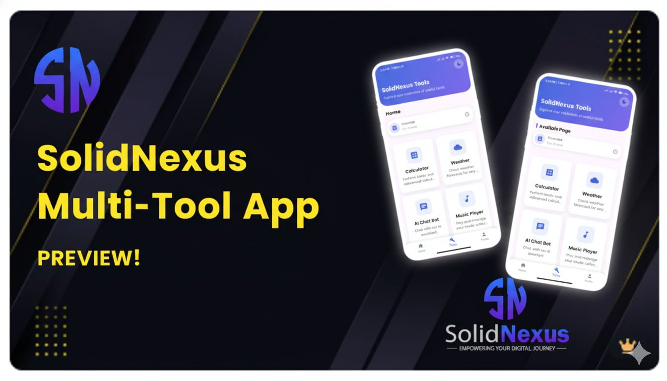 SolidNexus Multi-Tool Flutter App